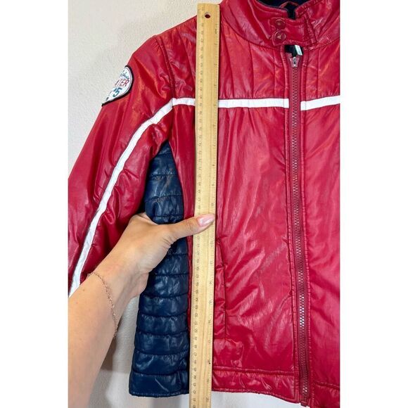 VINTAGE UNITED COLORS OF BENETTON KIDS PUFFER JACKET LARGE - Picture 11 of 14